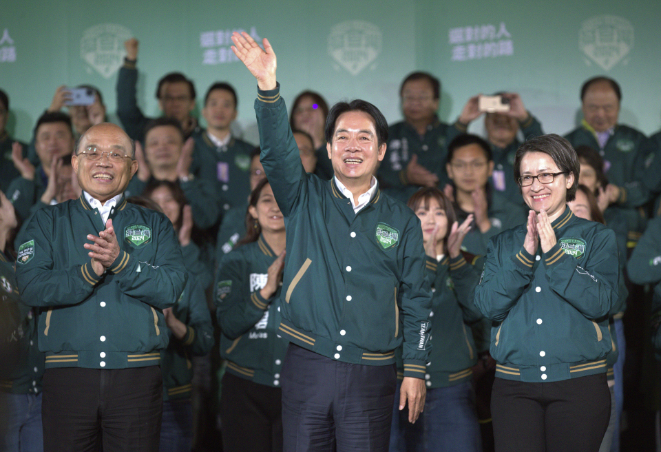 대만 총통 선거에서 민진당 라이칭더 후보가 당선됐다. / 사진=연합뉴스