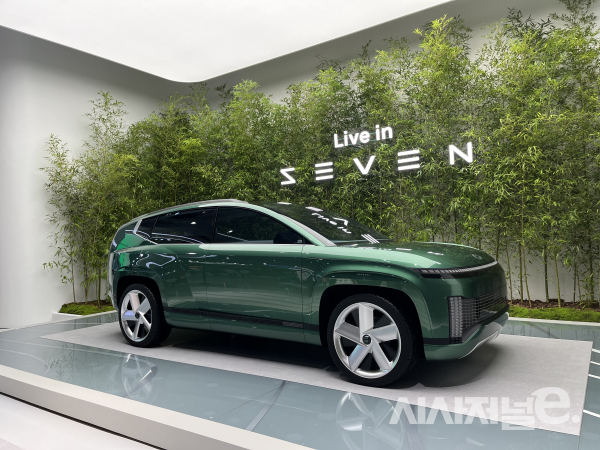 현대자동차가 지난 2022년 7월 부산 국제 모터쇼 현장에서 공개한 아이오닉7 콘셉트 모델인 콘셉트 세븐. / 사진=시사저널e DB