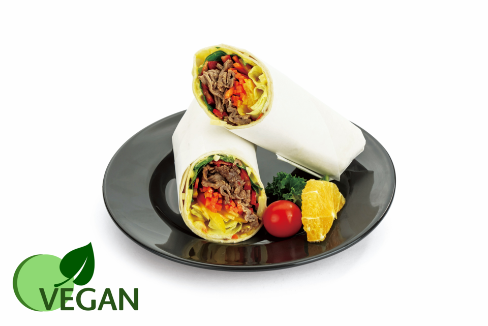 비건 풀드포크 또띠아. / 사진=티웨이항공