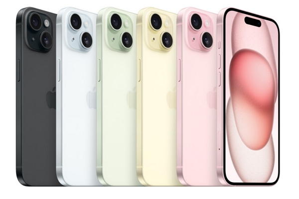 애플의 아이폰15 시리즈 / 이미지=애플