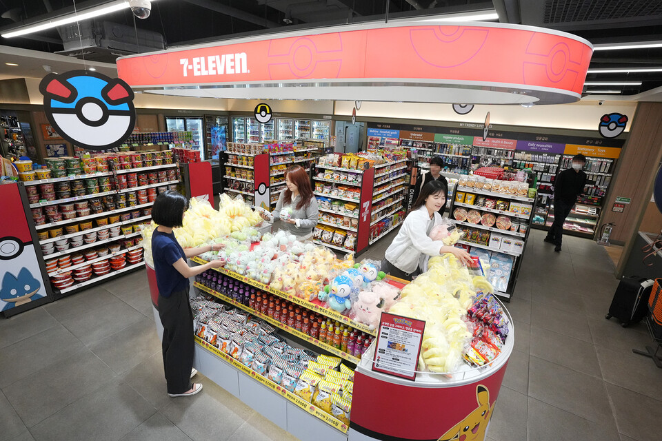 세븐일레븐 포켓몬 특화점포. / 사진=세븐일레븐