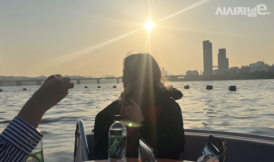 대학생 강예은씨가 시사저널e와 인터뷰하고 있다. / 사진=강씨 제공