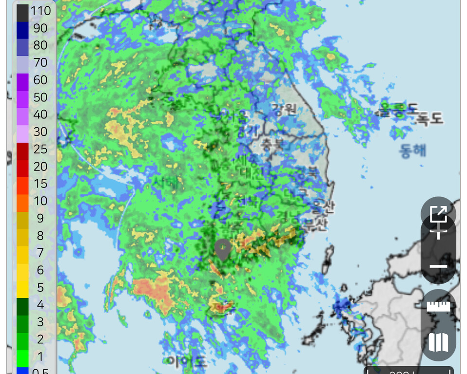 위성사진/제공=기상청