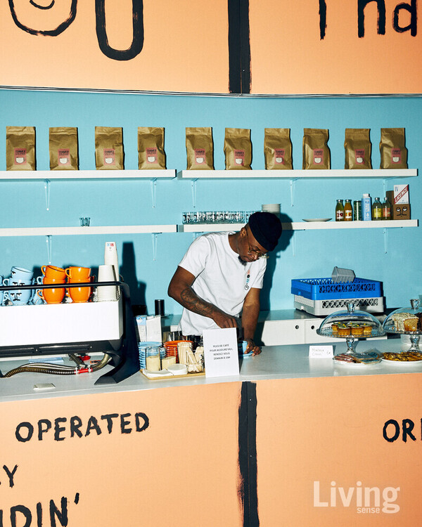 파리 르봉 마르셰 백화점 2층에 오픈한 카페 누누.