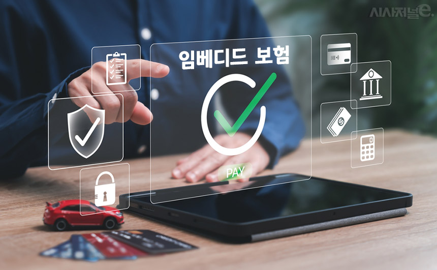 글로벌 보험시장에서 임베디드 보험의 시장가치는 2030년까지 약 7000억달러(928조원) 이상될 것으로 예상되고 있다. / 그래픽=김은실 디자이너