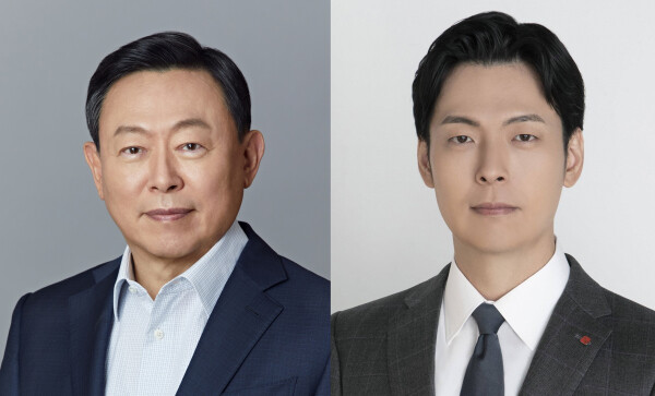 신동빈 롯데 회장(왼쪽)과 신유열 롯데지주 미래성장실장 전무(오른쪽). / 사진=롯데