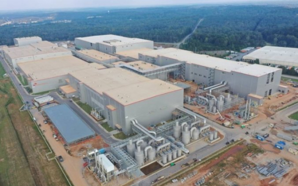 SK온의 미국 조지아 배터리 생산 거점. / 사진=SK