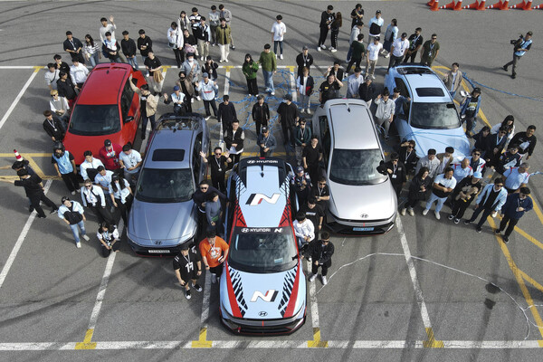 현대자동차가 지난해 10월 6일 하남 스타필드에서 고성능 브랜드 N 출범 8주년을 기념하는 행사를 진행하고 있다. / 사진=HMG저널