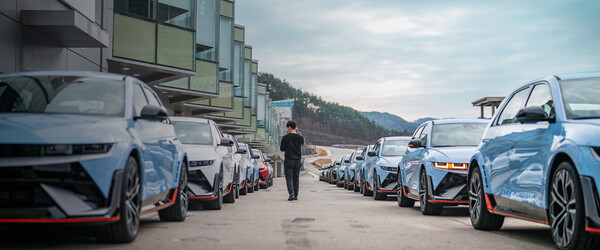 현대자동차가 강원 인제 스피디움에서 아이오닉5 N 오너를 위한 서킷 주행 행사 현대 오너스 트랙 데이를 진행하고 있다. / 사진=홈페이지 캡처