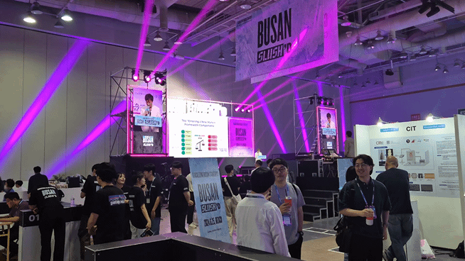 코리아스타트업포럼이 부산 벡스코에서 부산 슬러시드 행사를 열었다. / 사진=한다원 기자