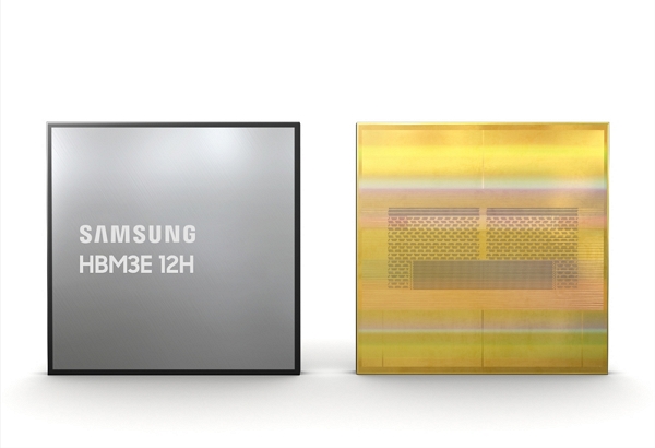 삼성전자의 HBM3E(5세대) 12단 제품 / 사진=삼성전자