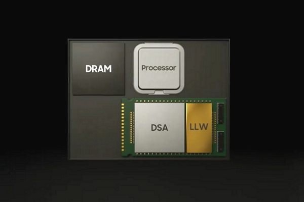 단말에 탑재된 삼성전자의 LLW D램 구조 / 사진=삼성전자 공식 'X(구 트위터)' 캡처