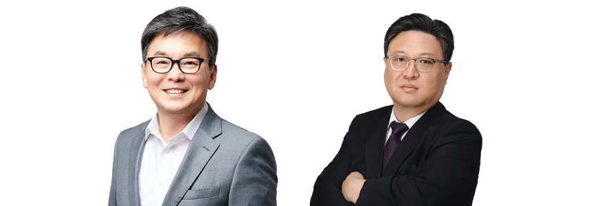 송수영 휴온스재팬 대표(왼쪽)와 이재훈 휴온스생명과학 대표. / 사진=휴온스