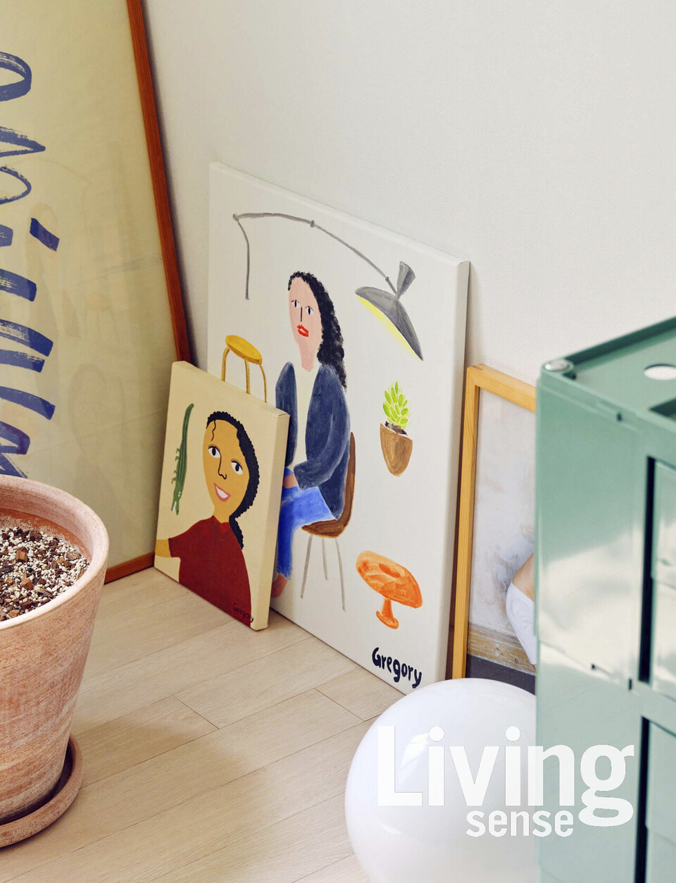 남편 이민규 씨가 아내 이다정 씨의 생일마다 그려준 아내의 모습. 그 해의 관심사와 추억을 함께 그려 넣었다. 