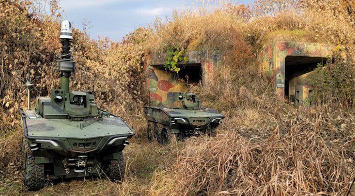 한화에어로스페이스의 다목적 무인차량 '아리온스멧'. / 사진=한화