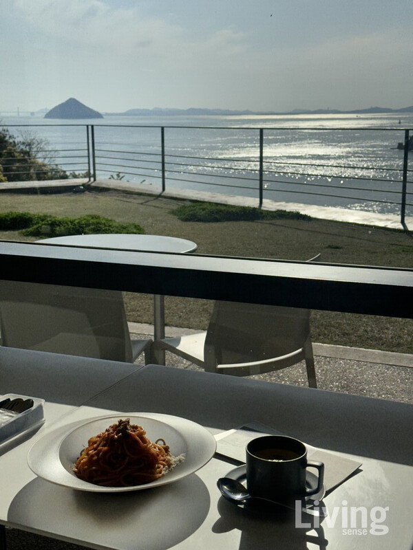  어느 스폿에서든 뷰가 끝내주는 베네세 하우스 뮤지엄. 