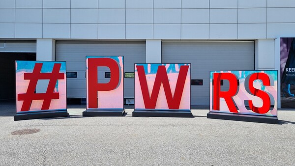 행사 현장에 배치된 PWRS 구조물. / 사진=최동훈 기자