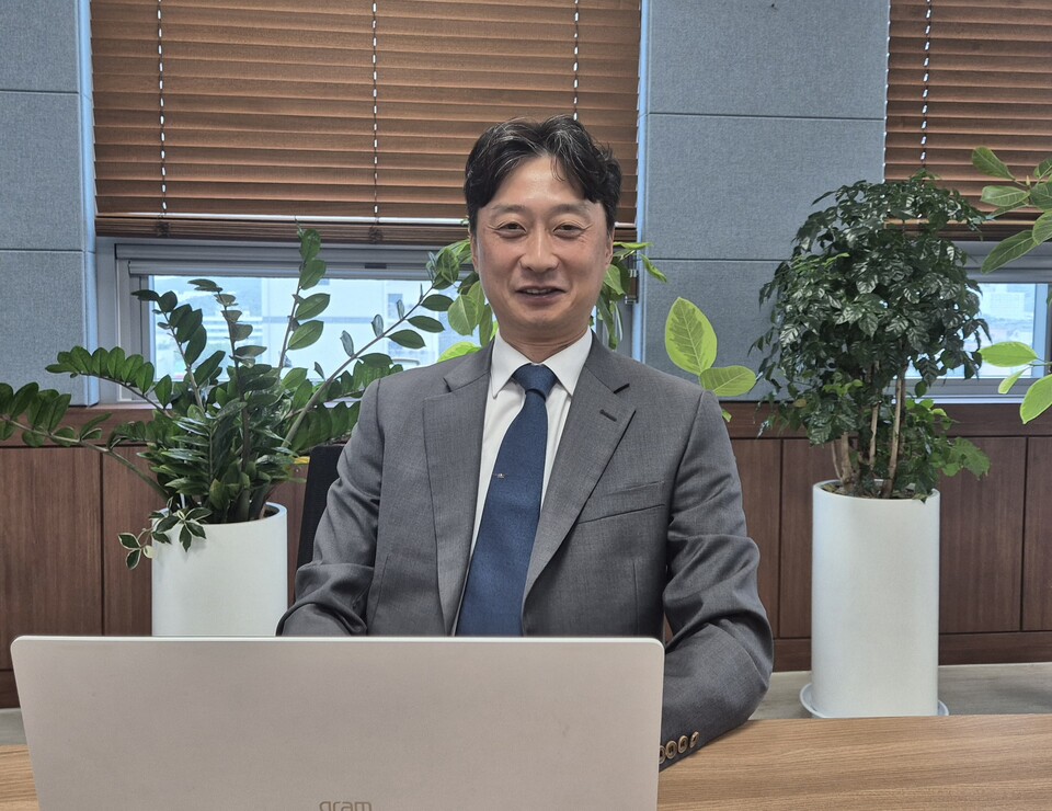 21일 이윤석 더블유에스아이 대표가 서울 송파구에서 시사저널e와 인터뷰하고 있다./ 사진=최다은 기자