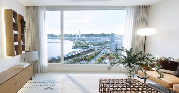 이달 말 분양에 나서는 청담 르엘 사어비 견본주택 모습 / 사진=롯데건설