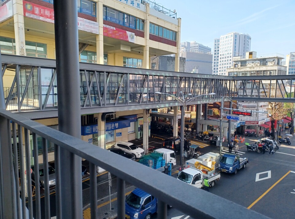 세운지구 공중보행로(인현상가-호텔PJ 구간) / 사진=연합뉴스