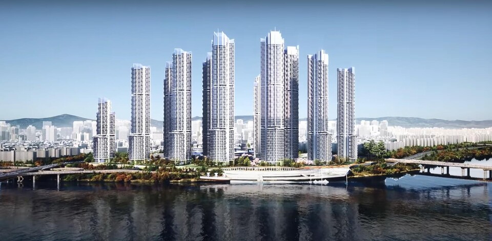 희림컨소시엄의 압구정3구역 설계 투시도 / 사진=희림건축