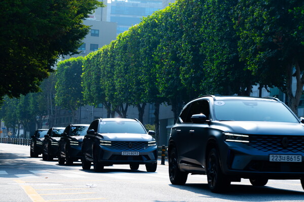 르노코리아가 이달 국내 모처에서 뉴 르노 그랑 콜레오스 특별 고객 시승 행사를 진행하고 있다. / 사진=르노코리아