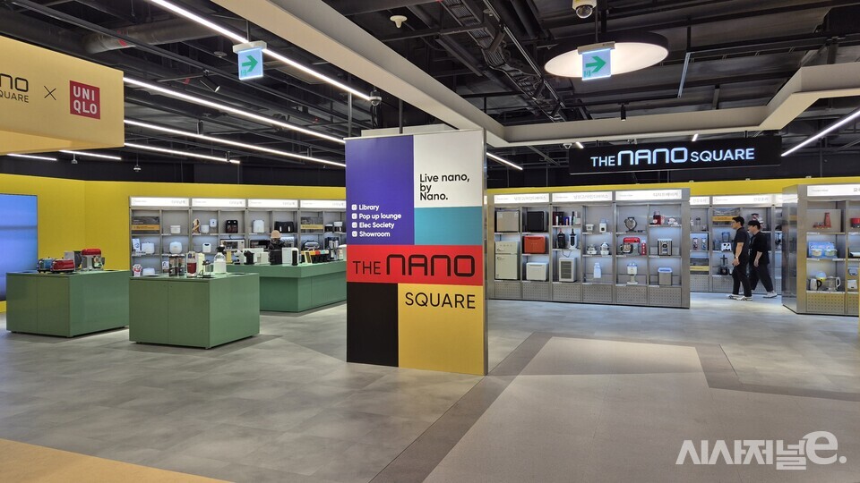 동대문 던던에 오픈한 더나노스퀘어. / 사진=한다원 기자