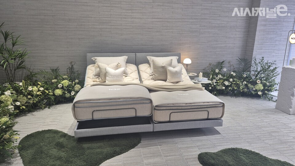 N32 비건 매트리스. / 사진=한다원 기자