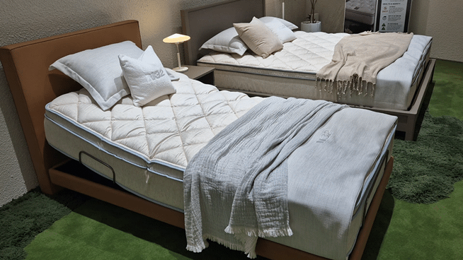 N32의 모션베드. / 사진=한다원 기자