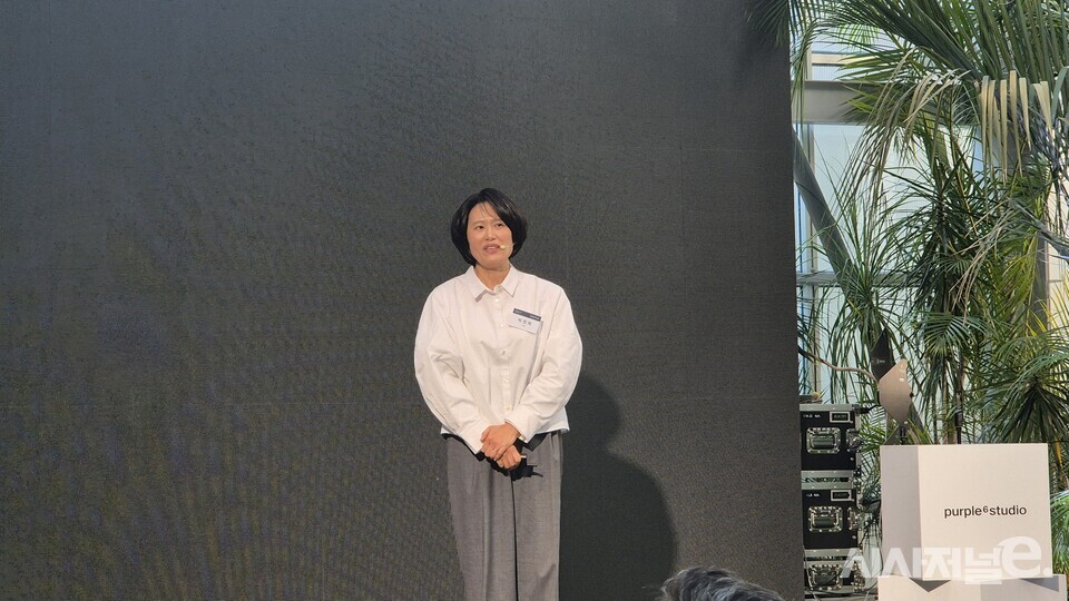 박정희 퍼플식스 스튜디오 부사장. / 사진=한다원 기자