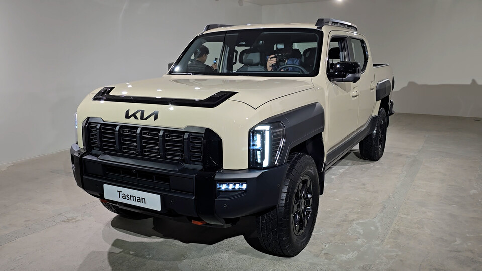 기아 타스만 전면부. / 사진=박성수 기자