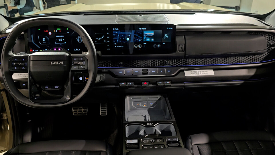 기아 타스만 실내 모습. / 사진=박성수 기자