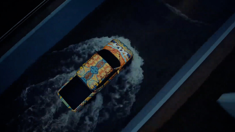 기아 타스만 도하하는 모습. / 사진=기아