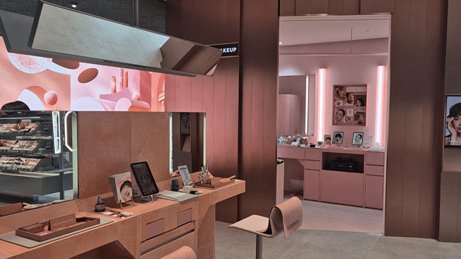 올리브영N성수 메이크업 스튜디오. / 사진=한다원 기자