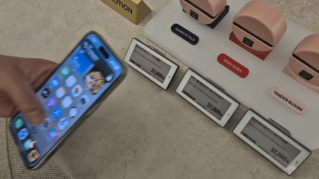 올리브영N성수엔 올리브영 최초 NFT가 접목됐다. / 사진=한다원 기자