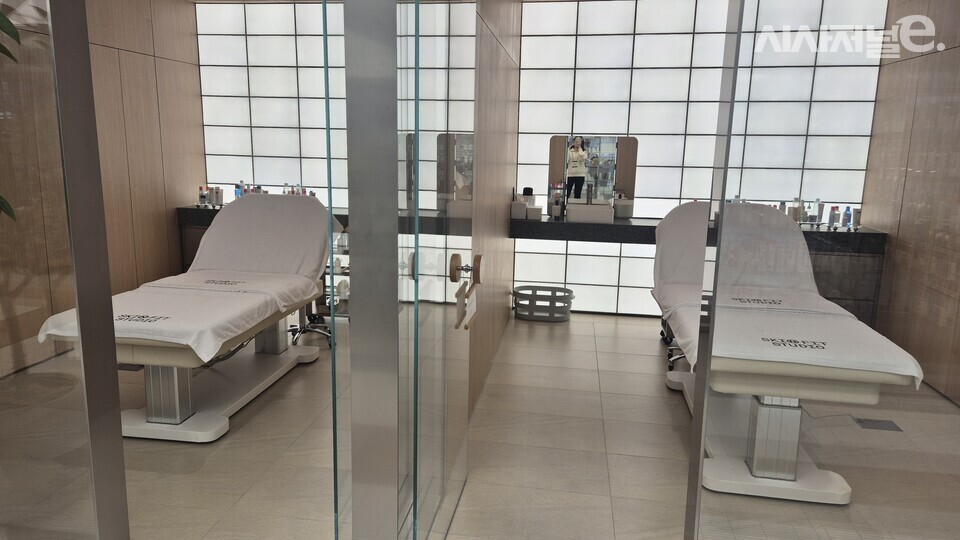 올리브영N성수 스파존. / 사진=한다원 기자