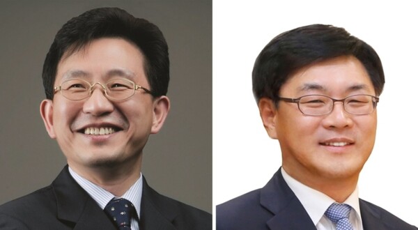 (좌) 정경구 HDC현산 대표이사, (우) 김회언 HDC 대표이사 / 사진=HDC현산