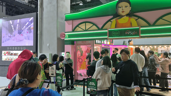 컬리푸드페스타 CJ제일제당 부스. / 사진=한다원 기자