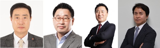 왼쪽부터 김동하 롯데면세점 대표, 김준환 호텔신라 면세 부문장 대표, 유신열 신세계면세점 대표, 이재실 현대면세점 대표. / 사진=각 사
