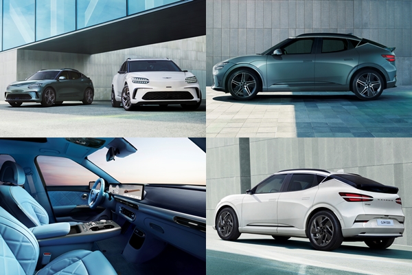 제네시스가 6일 공개한 GV60 부분변경모델. / 사진=제네시스