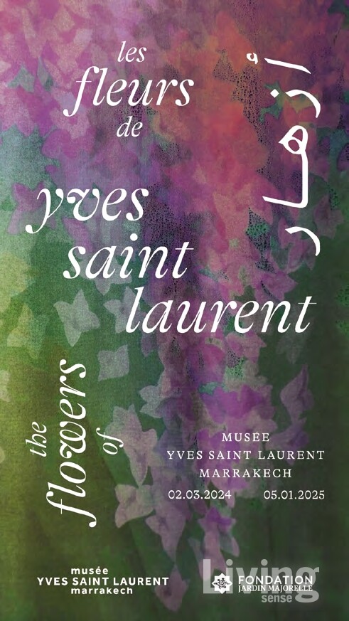 전시 포스터. Design by Lacasta Design. ©Musée Yves Saint Laurent Marrakech 