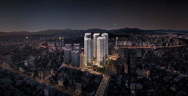 ‘더샵 퍼스트월드 서울’ 광역조감도 / 자료=포스코이앤씨