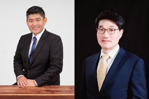 왼쪽부터 이수훈·김태수 덕산하이메탈 신임 공동대표 / 사진=덕산그룹