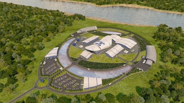 소형모듈원전(SMR) 가상 조감도. / 사진=두산