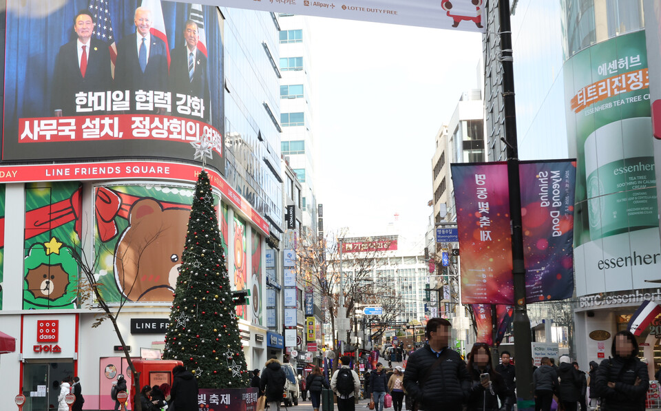 서울 명동 상권 주변 모습. / 사진=연합뉴스