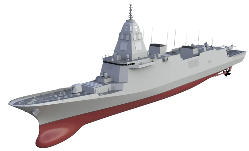 한국형 차기 구축함(KDDX) 모형도. / 사진=방위사업청