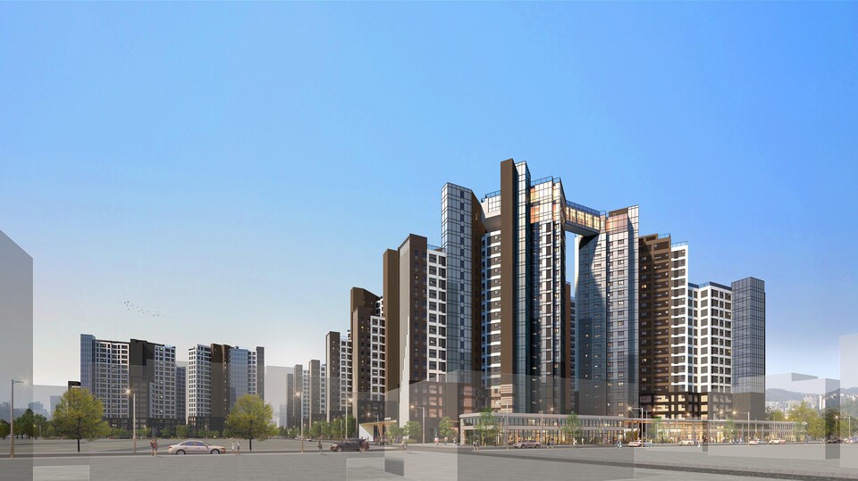 래미안 원페를라 투시도 / 사진=삼성물산