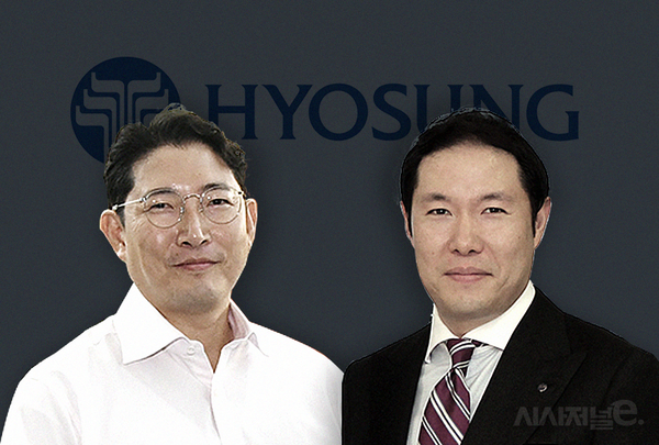 조현준 효성 회장(왼쪽)과 조현상 HS효성 부회장. / 사진=효성