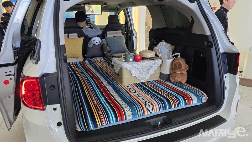 2열과 3열을 접은 모습. / 사진=박성수 기자