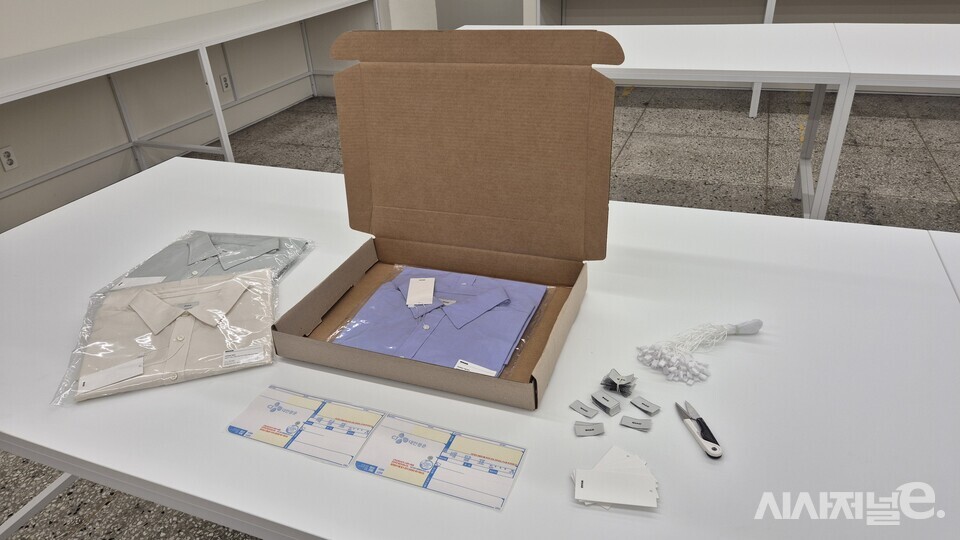 무신사 스튜디오 동대문종합시장점 패킹실. / 사진=한다원 기자